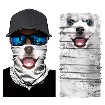 Ankeer Cool Robot Skeleton Halloween Mask Scarf Joker Headband Balaclavas for Cycling Fishing Ski Motorcycle AC005