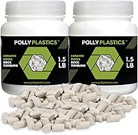 Vista 11 de Polly Plastics Medios de Relleno Cerámicos para Pulido de Rocas (Tamaño de Cilindro Pequeño) Gránulos de Cerámica No Abrasivos para Todo Tipo