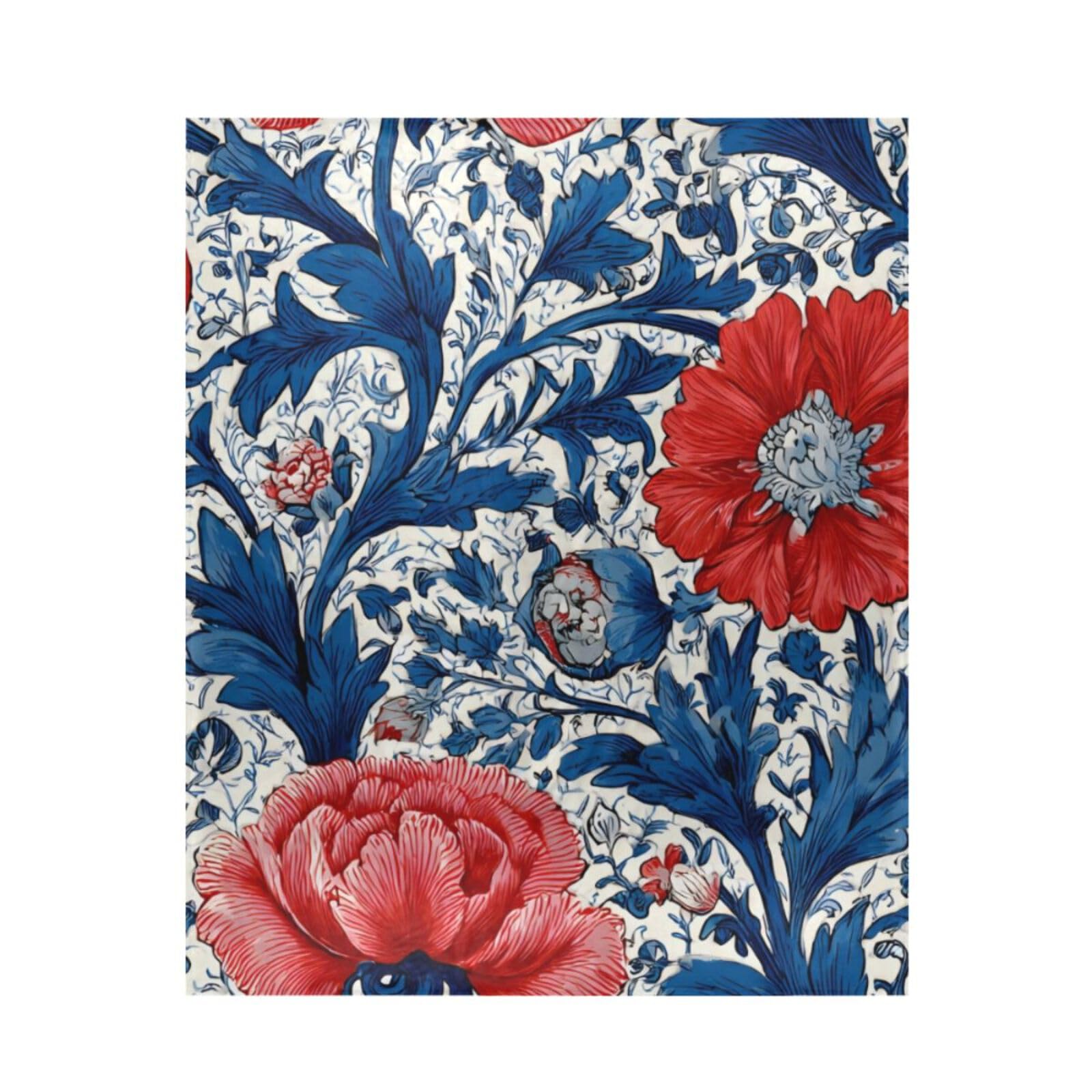 Manta De Felpa Hojas De Rosa Rojas Multiusos Manta Polar Transpirable Colcha para Adultos Cama Mujeres L