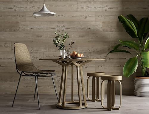 Miniatura 2 de Tablones de vinilo para pared, paneles de vinilo autoadhesivos para paredes, fácil instalación (12 piezas18 pies cuadrados por caja), pino