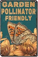 Vista 8 de LIUAXICIA Letreros de metal divertidos para jardín, letreros de metal con diseño de colibrí, para garaje, hogar, cafetería, bar, granja, pared