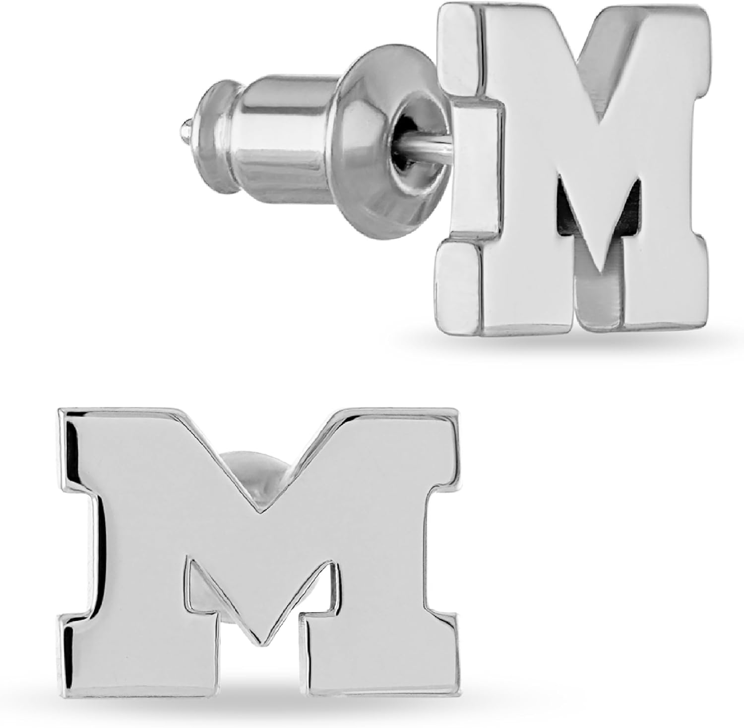 Stone Armory Earrings for University of Michigan Jewelry Gifts for Women, Graduation – Stainless Steel Skin-Friendly UM Wolverines stud earrings