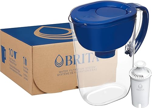 Miniatura 15 de Brita Jarra grande de filtro de agua para agua potable y grifo con indicador de cambio SmartLight, incluye 1 filtro estándar, sin BPA, dura 2 meses,