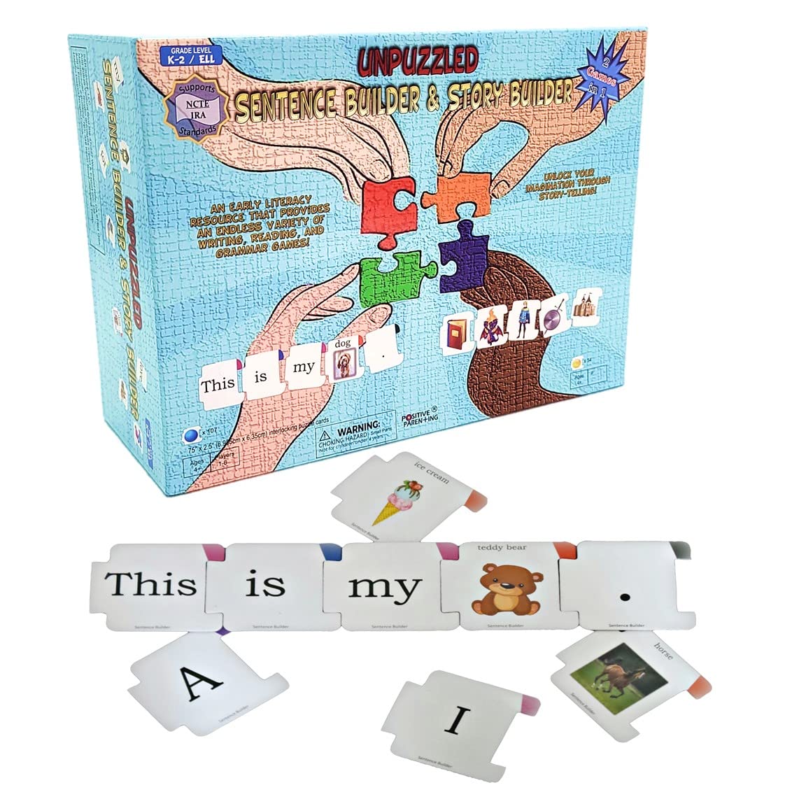 Amazon.com: Sentence & Story Building: 2 in 1 Game; Sight Word; Literacy  Resource for Speech, Writing & Reading; Improve Sequencing, Interpretation  Skills & Speech Through Story Telling; Kindergarten 4+; 107 pcs : Toys &  Games