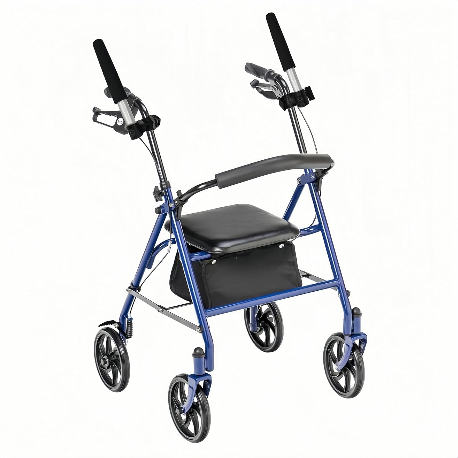 2PCS Universal Handle Extender for Wheelchair, Stroller, and Walker, Adjustable Height Handlebar Extensions for Tall Adults to Relieve Back Pain, Easy Install Grip Extension (Round Pipes Only)