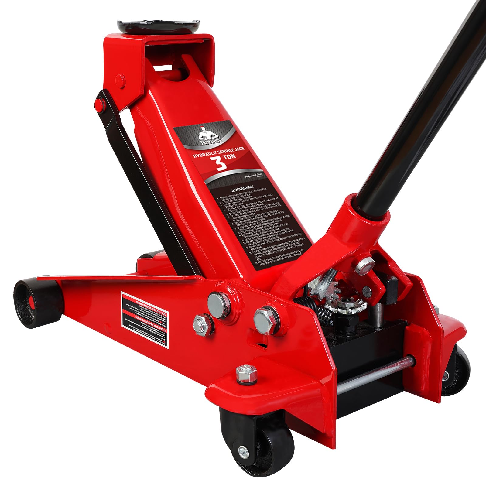 3 Ton Floor Jack Steel Heavy Duty Car Jack Fast Lift Service Hydraulic Jack