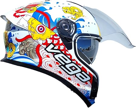Vega Air GPX Full Face Helmet, Fortune, Medium
