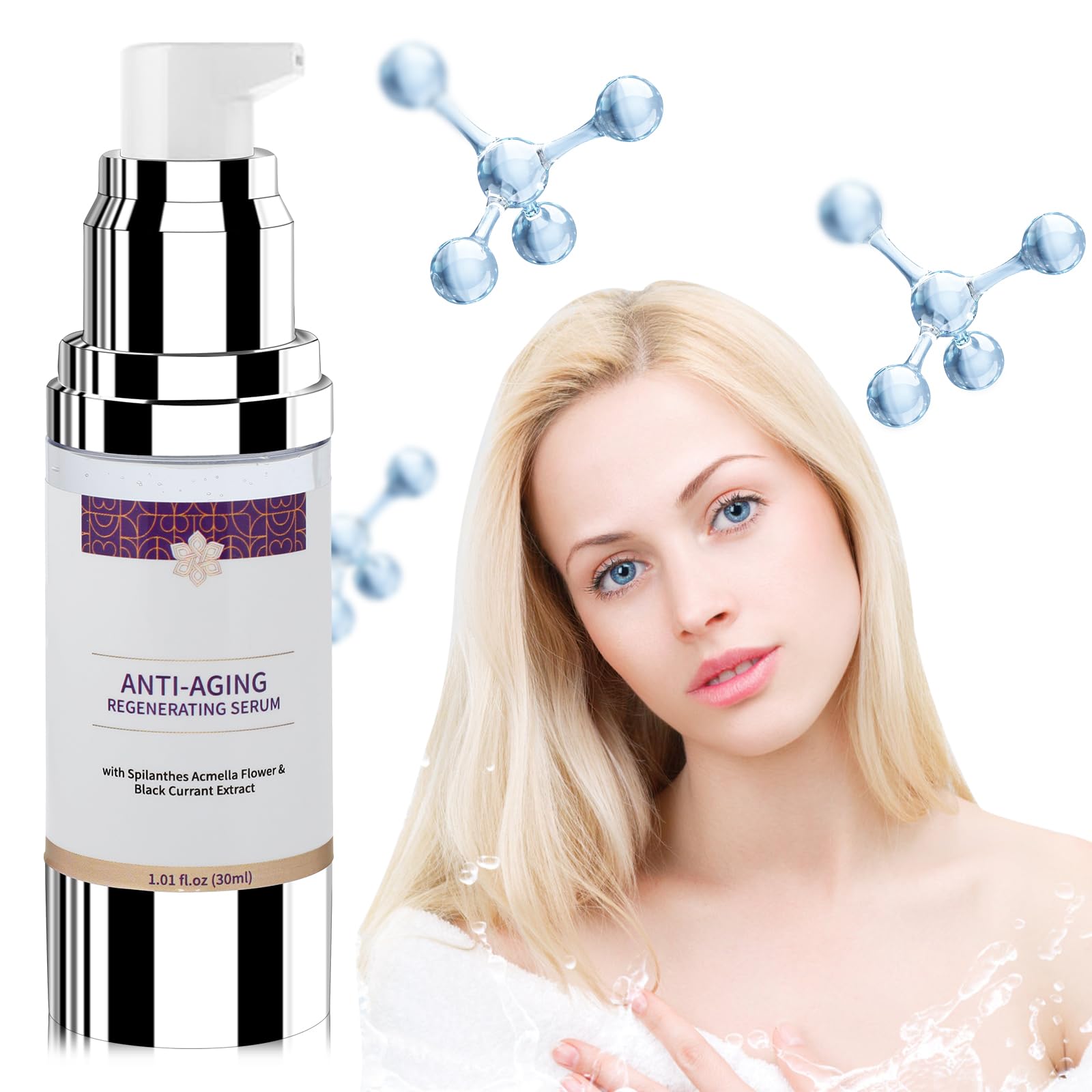 2024 Best Glo Vous Derm Luxe Anti Aging Serum,With a Powerfully Advanced Collagen and Retinol Formula - Achieve Beautiful, Youthful Skin with Hydration, Firming, Lifting and Smoothing（1Pcs）