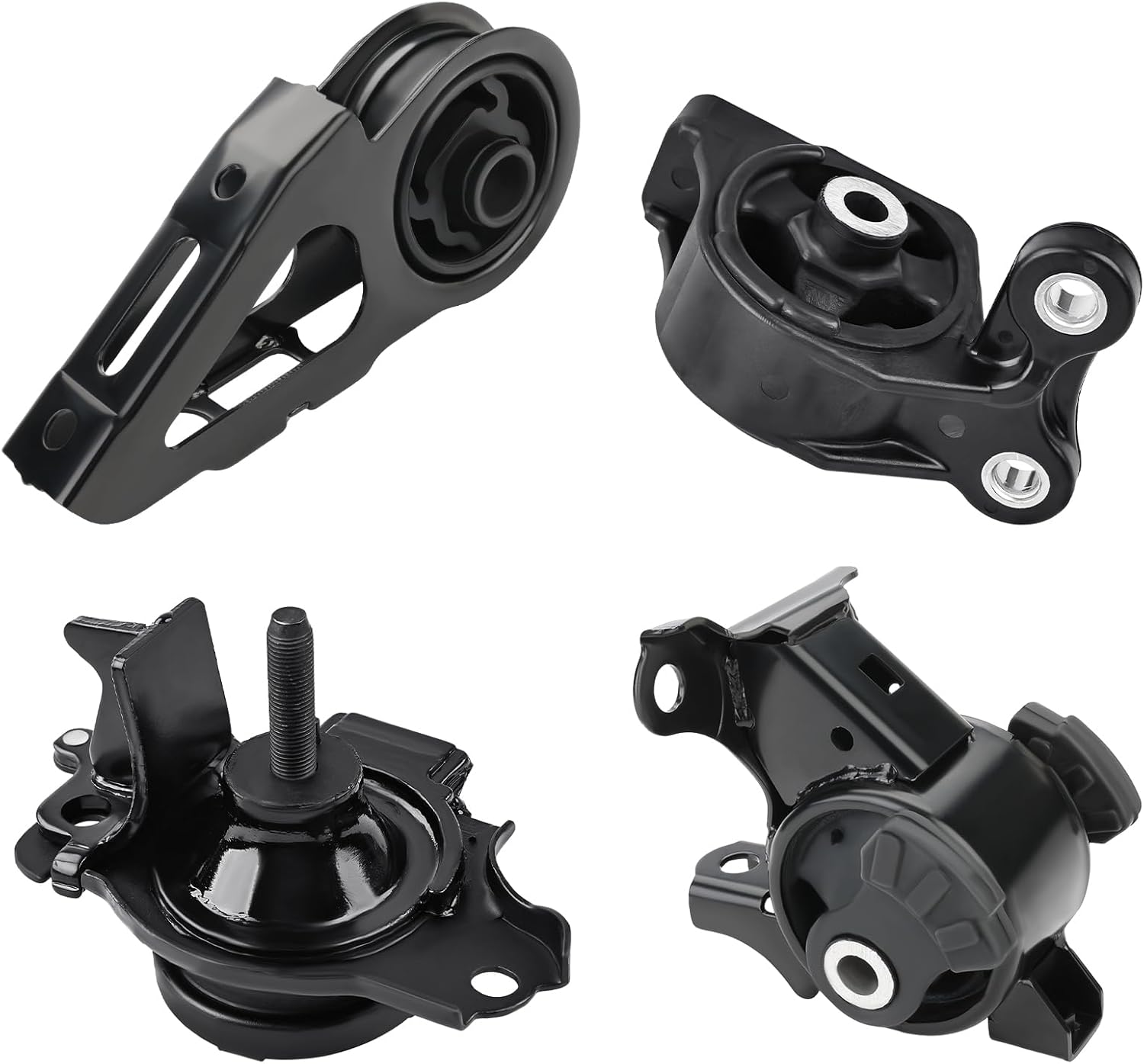 JDMON 4Pcs Engine Motor Transmission Mount Replacement for 2007 2008 Honda Fit 1.5L Manual Trans Compatible with AM500, A4538, A4552, A4541