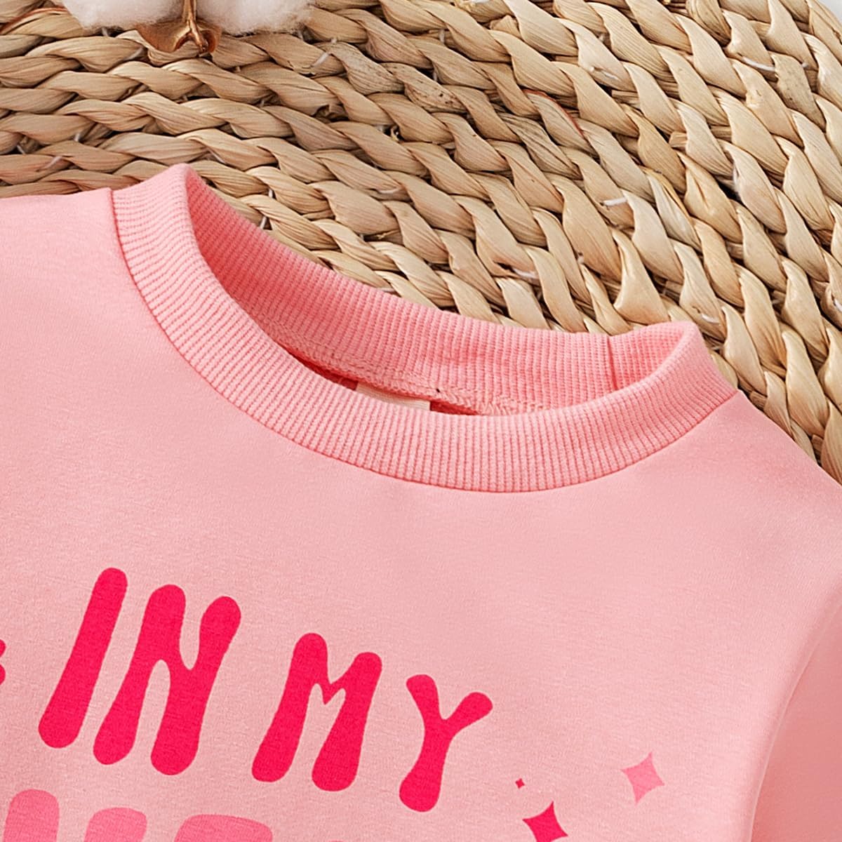 Toddler Baby Girl First Birthday Outfit In My One Year Old Era Sweatshirt Tops Little Princess 1st Birthday Clothes - Image 5