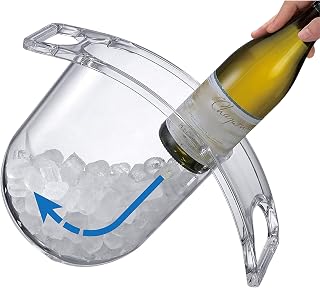Wine Chiller Bucket - for Wine & Champagne - Evenly Chills and Keeps Cold - Gives Back to Charity