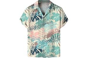 Fun and Quirky: White & Nerdy Hawaiian Shirt Inspired by Weird Al Yankovic