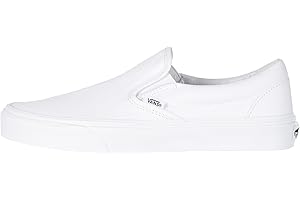 Vans Men's Classic Slip On Sneakers in Pristine White