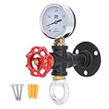 Segrehy Industrial Pipe Coat Hook Rack Heavy Duty Rustic Wall Mounted Clothes Hanger for Home Office Bathroom Kitchen Living Room Bedroom Dorm Bar Cafe Garage Farmhouse Made of Iron (A)