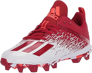 kids red football cleats