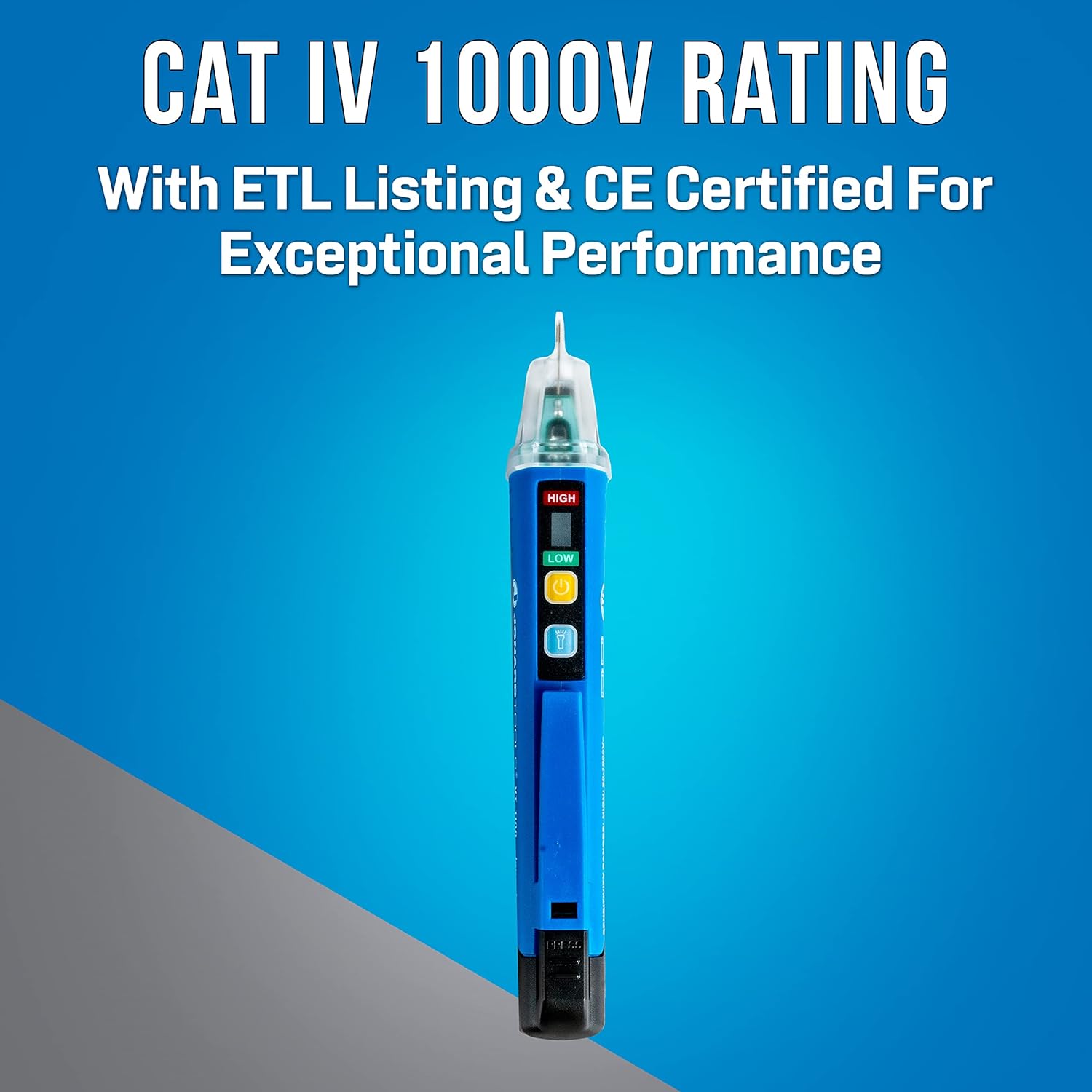 Jonard Tools VT-1100 Non-Contact Voltage Detector, 24 to 1000VAC