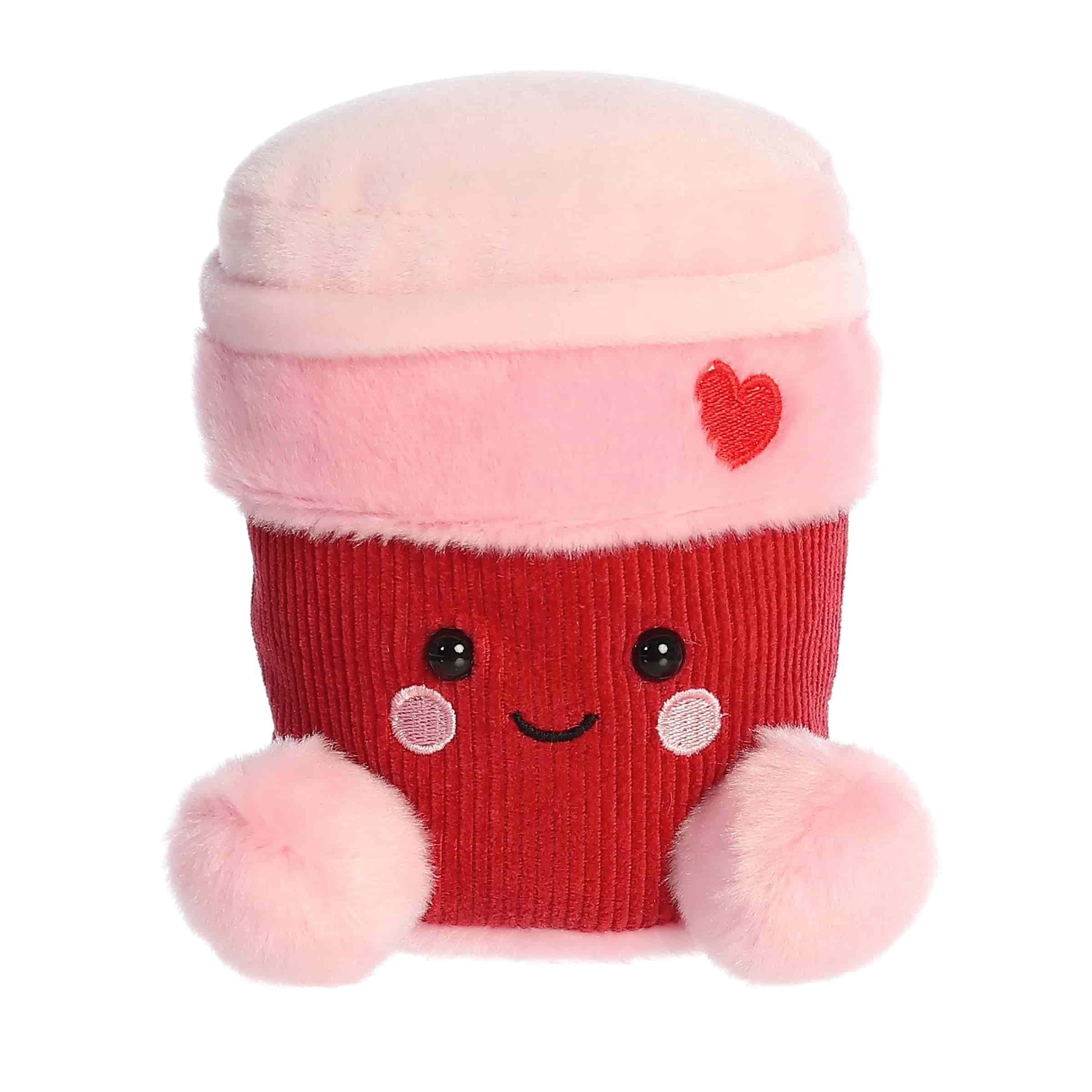 Amazon.com: Aurora Adorable Palm Pals Parker Heart Coffee Stuffed
