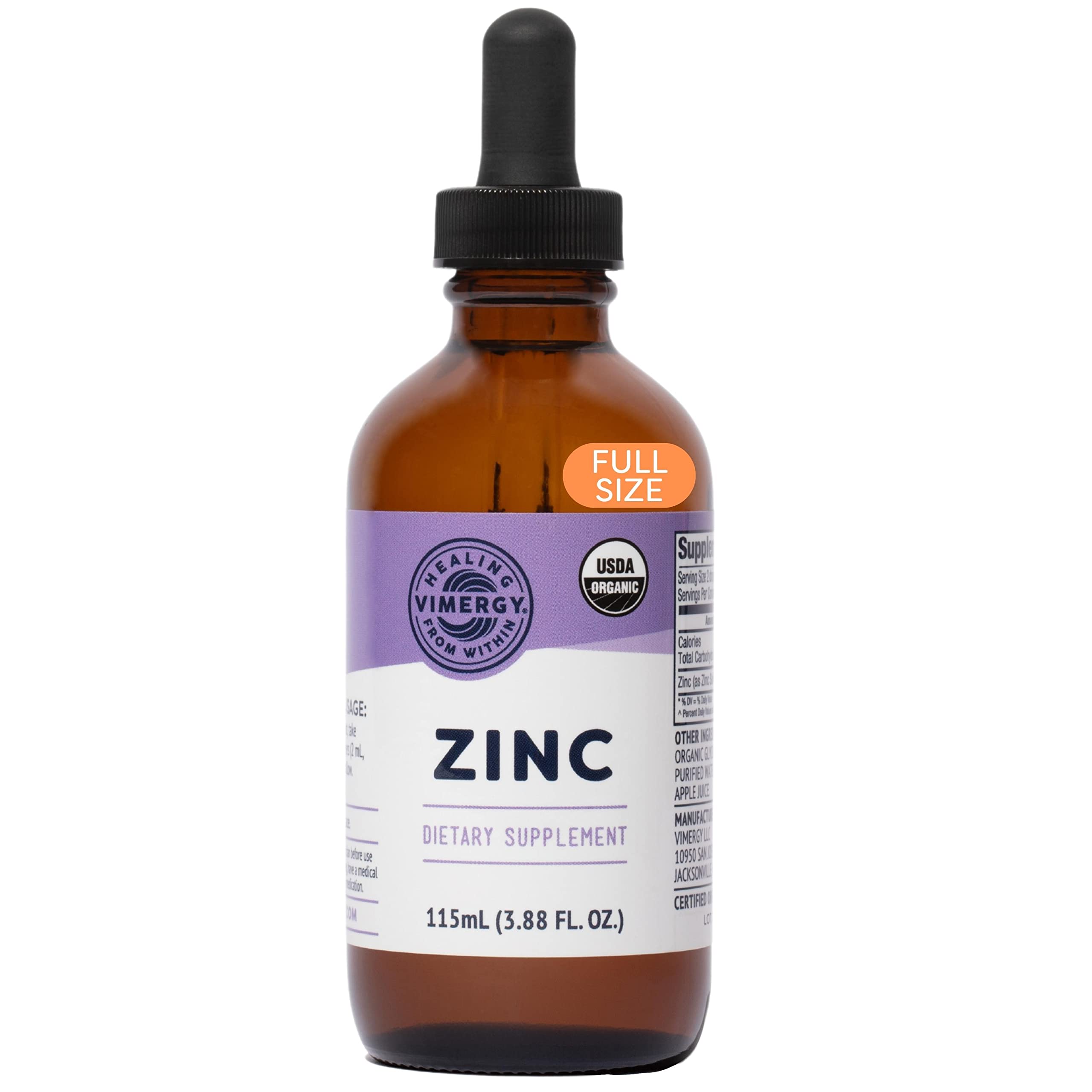 Buy Vimergy Liquid Zinc, 57 Servings Alcohol Free Zinc Sule