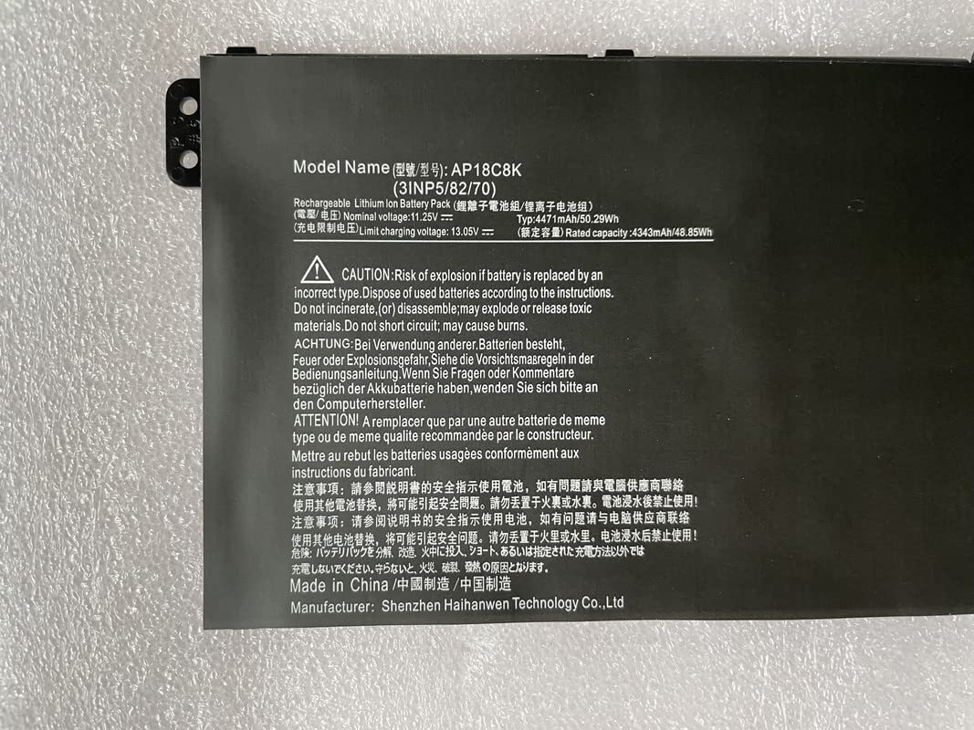 Amazon.com: Powerforlaptop Laptop/Notebook Replacement AP18C8K