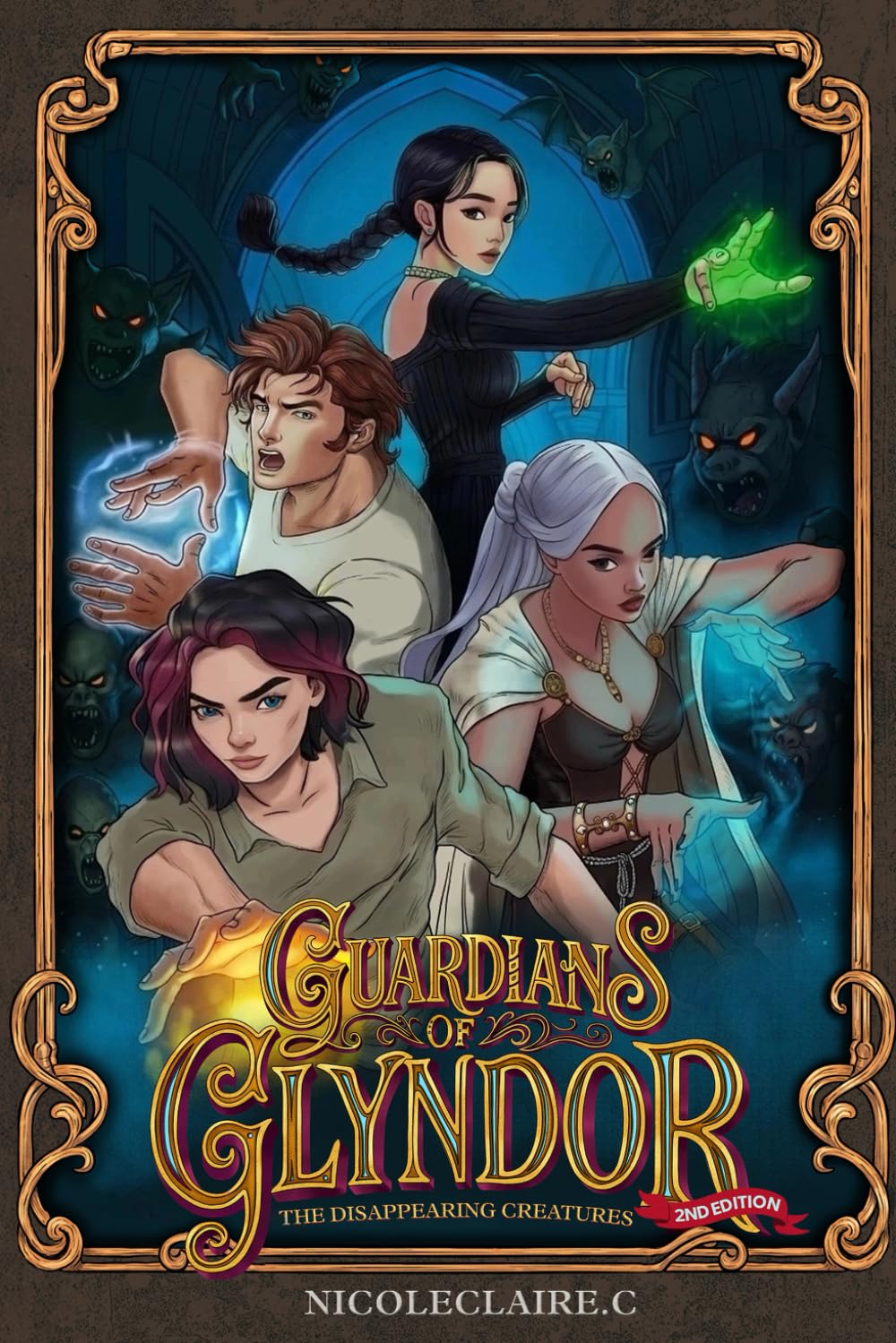 Guardians Of Glyndor: The Disappearing Creatures (Second Edition): Magical School Adventure with Romance and Mystery