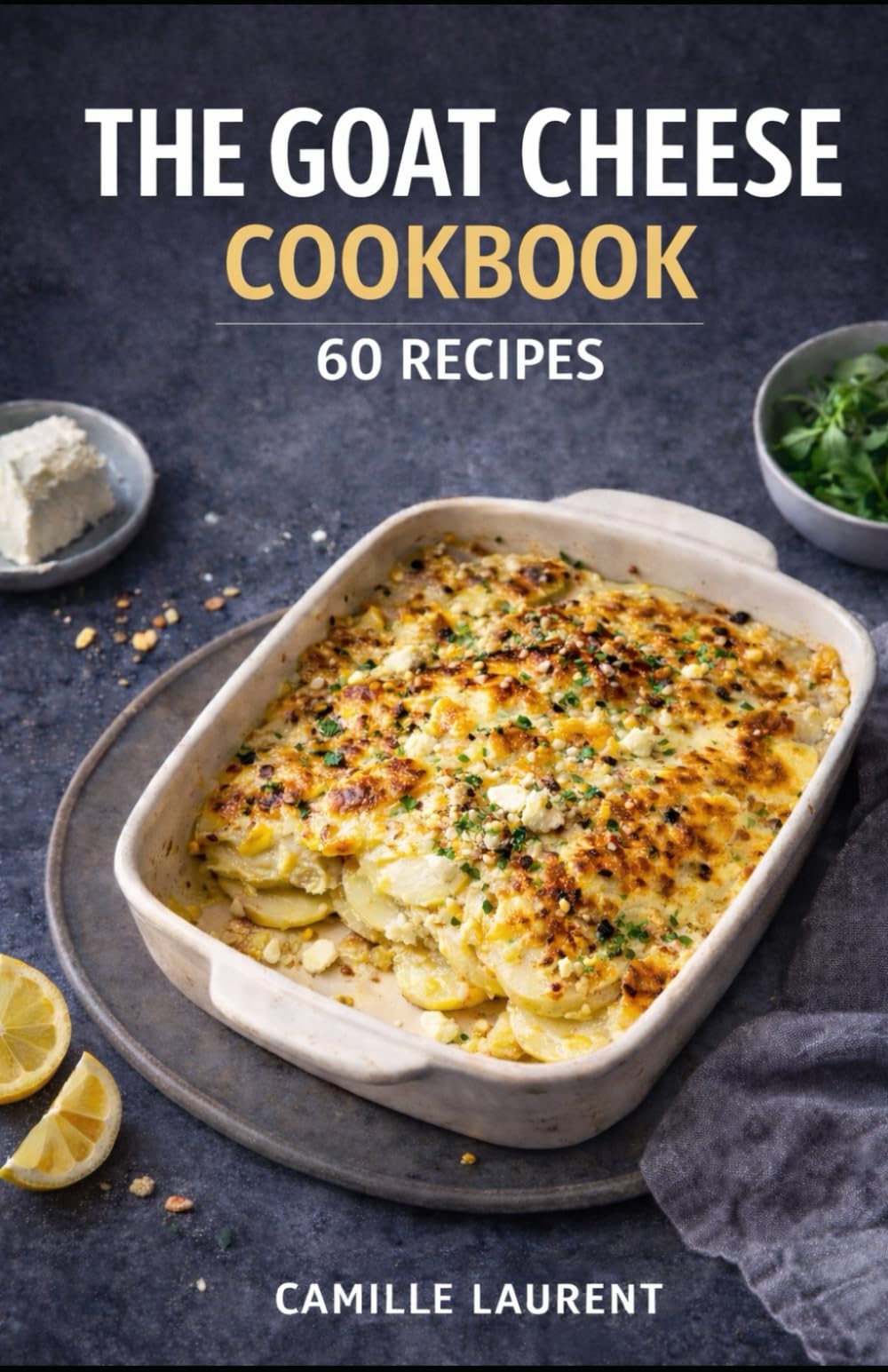 The Goat Cheese Cookbook: 60 Recipes for Easy Appetizers, Salads, Pasta, Bakes & Desserts with Chèvre, Crispy Toppings, and Weeknight Favorites: 60 ... bites, bowls, golden bakes, meat & seafood...