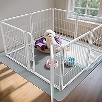 Vista 6 de FXW Tapete protector de suelo de mascotas ultra impermeable y tapete para debajo de la jaula del perro, resistente y fácil de limpiar, para FXW