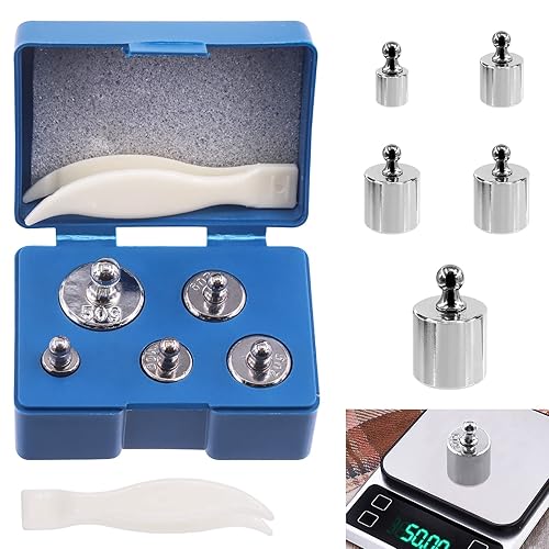 Miniatura 8 de Juego de pesas de calibración de precisión para balanza digital, báscula de joyería (juego de 7.05 oz (gramo))