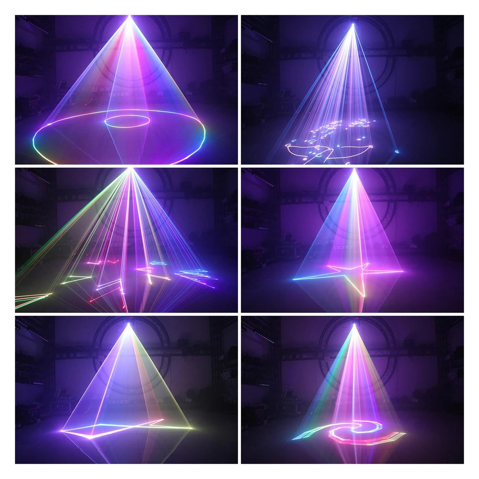 300mW RGB DJ Disco Animazione Fascio Scanner Proiettore di luci da palcoscenico Bar Club Party Dance Matrimonio Compleanno Lampada di Natale per feste, club, bar, Halloween, Natale