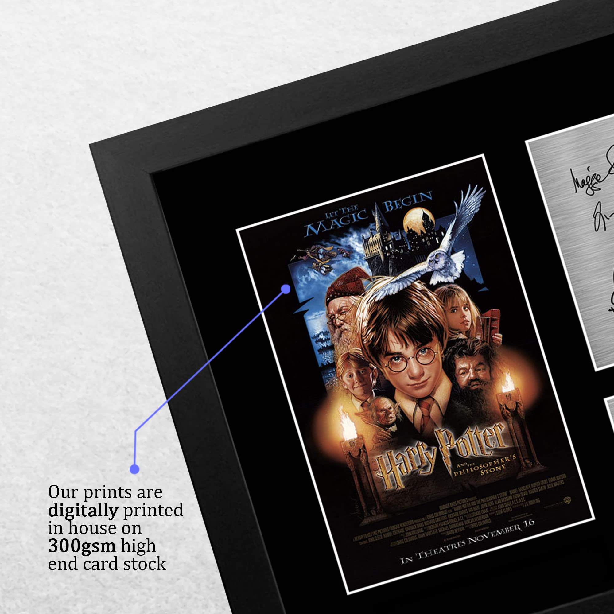 ハリー・ポッター　ダニエル・ラドクリフ　サイン入りフォト　額装入り Amazon.co.jp: HWC Trading FR A4 ハリー・ポッター キャスト