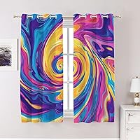 Vista 16 de Maritime Ocean Cafe Curtains,Anchors Nautical Art Blackout Tier Curtain Multilayer Polyester Short Kitchen Drapes 2 Pack 26X24 Inches Anclajes