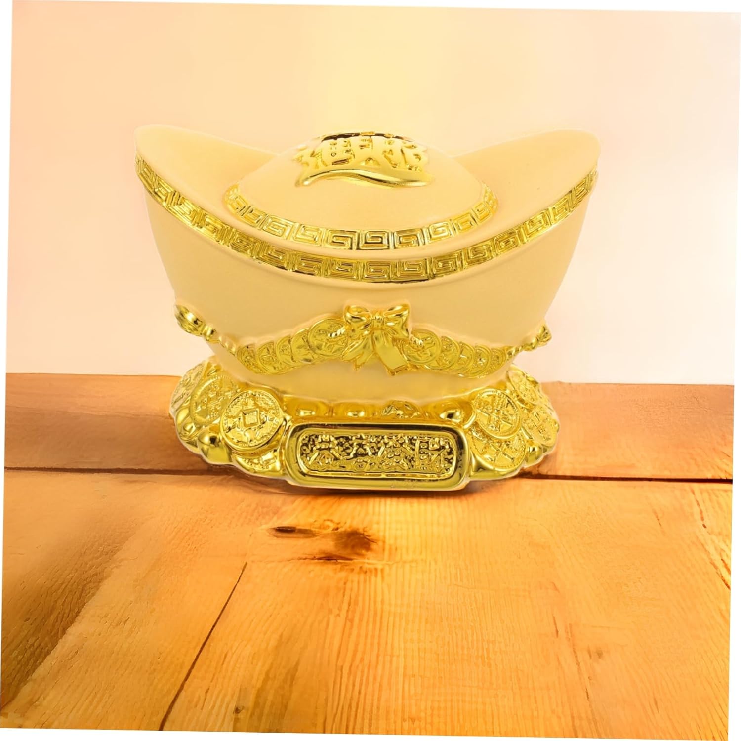 Alipis Cute Piggy Bank Ornament Money Bank Decor for Adults Modeling for Living Room Decor
