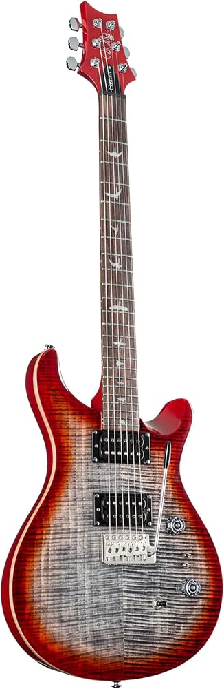 ギター mamePRS SE Custom24 Chacoal Burst PRS SE Custom 24-08 Quilt Package Electric Guitar Charcoal