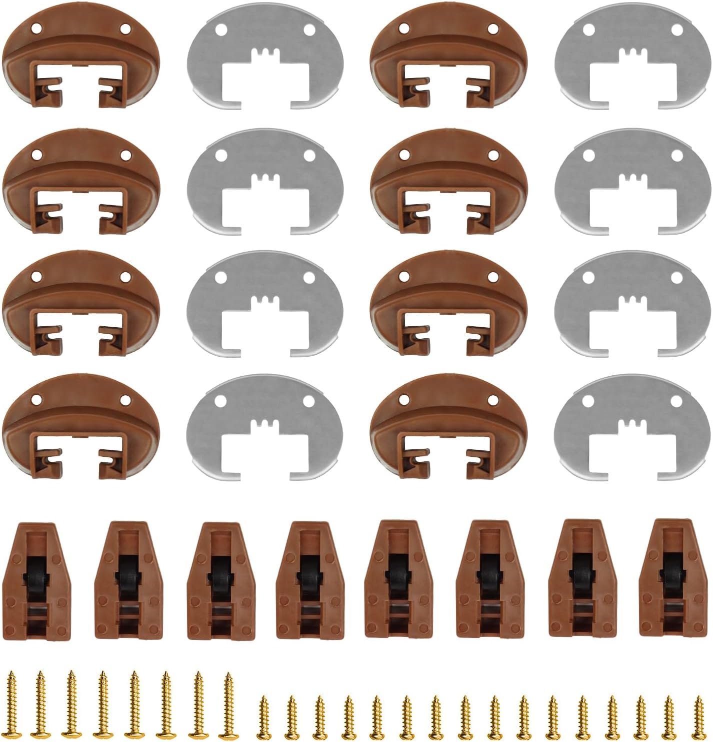 8 Set Drawer Guide Kit, Track Slides Guides for Kenlin RiteTrak II 168, Vaughan Bassett, Legacy