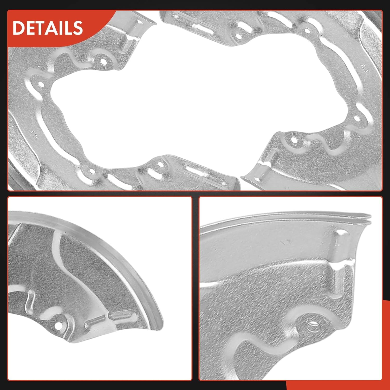 A-Premium Rear Driver and Passenger Side Brake Dust Shield Compatible with Mini Models - Cooper 2014-2019, Cooper Clubman 2016-2019, Cooper Countryman 2017-2019, 2-PC Set