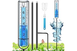 REMIAWY Rain Gauge Outdoor: Freeze-Proof Precision for Gardeners