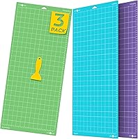 Vista 15 de HTVRONT Tapete de corte de agarre ligero, paquete de 3 alfombrillas de corte de 12 x 12 pulgadas, compatibles con Cricut Maker 4/Maker