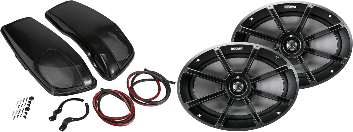 KICKER 46HDBL Bag Lids y Parlantes 6x9 PS 40PS694 para Harley Davidson
