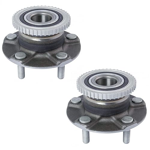 Vista 880 de TRQ Juego de 2 rodamientos de rueda trasera y conjunto de cubo con sensor ABS compatible con Ford Transit Connect 2014-2018