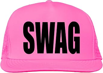 Swag Bright neon Truckers mesh snap Back hat in Bright Colors