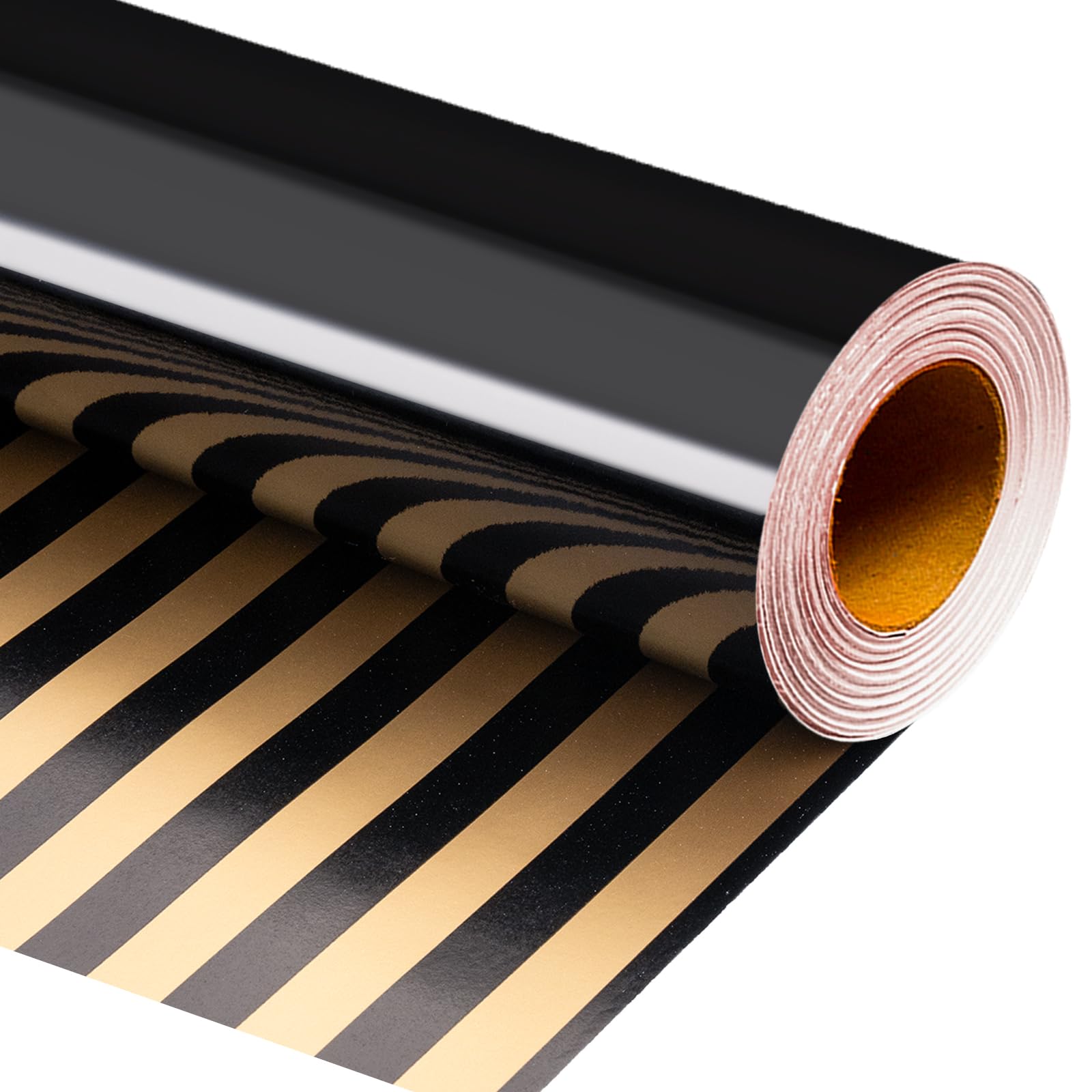 Merture Metallic Wrapping Paper Roll - 17 In X 32.8 Ft(46.5 sq.ft.)