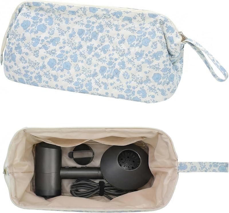 Estojo de viagem TeeYee para ferramentas de cabelo, com interior acolchoado
