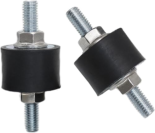 Miniatura 10 de Soportes aisladores antivibraciones de goma M8x23mm para amortiguador, soporte de aislamiento de vibración cilíndrico de goma de 1.181 x 0.787 in