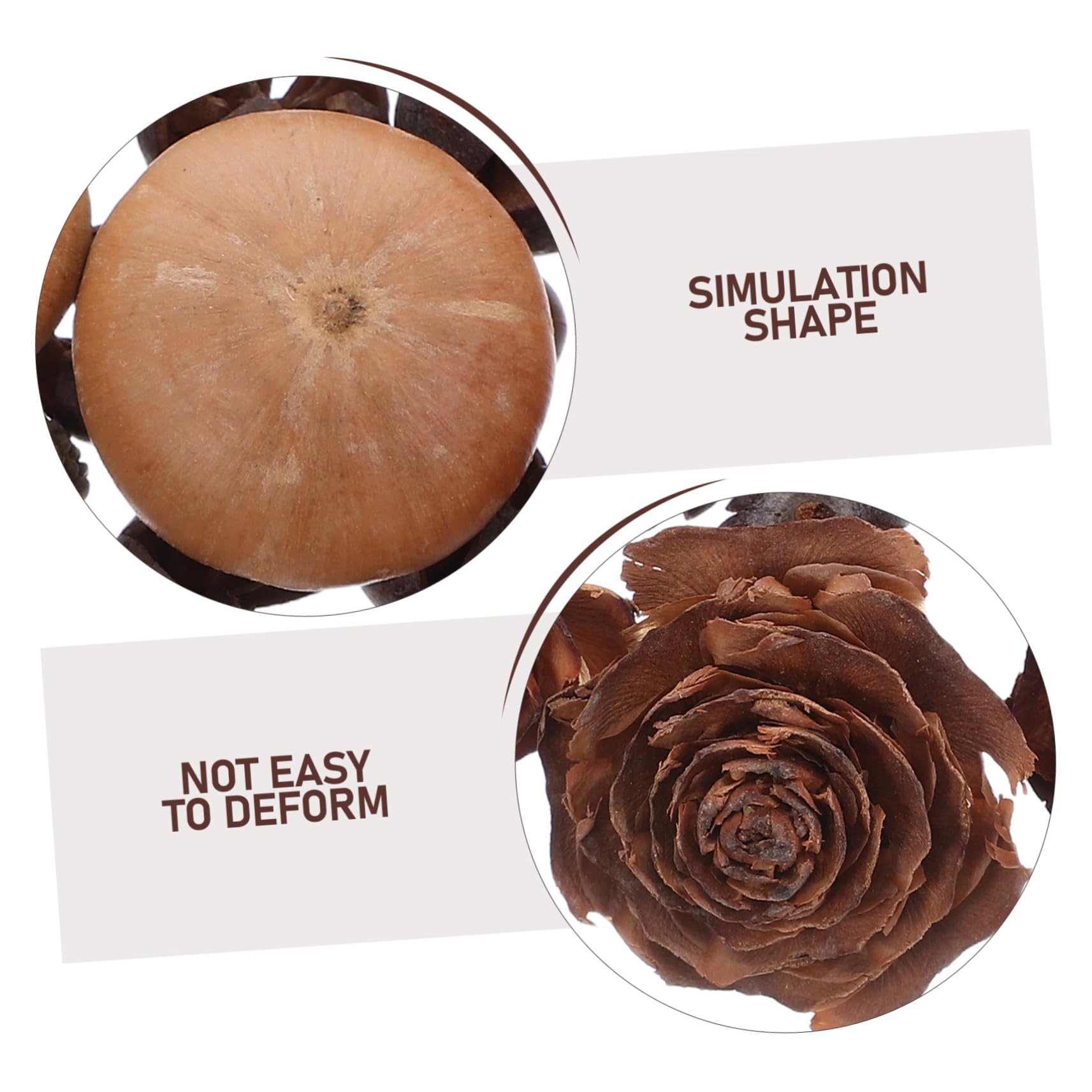 Gatuida Piñas Decorativas Naturales Tallo Mini Piñas para Manualidades para Decoración de Otoño Adornos Navideños para Rellenar Jarrones Centro de Mesa para Eventos de Temporada