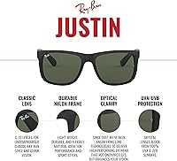 Vista 5 de Ray-Ban RB4165 Justin Gafas de sol rectangulares