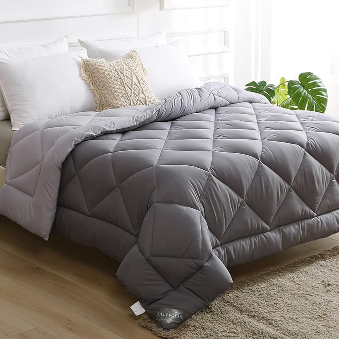 JOLLYVOGUE Queen Comforter Duvet Insert, Down Alternative Bed