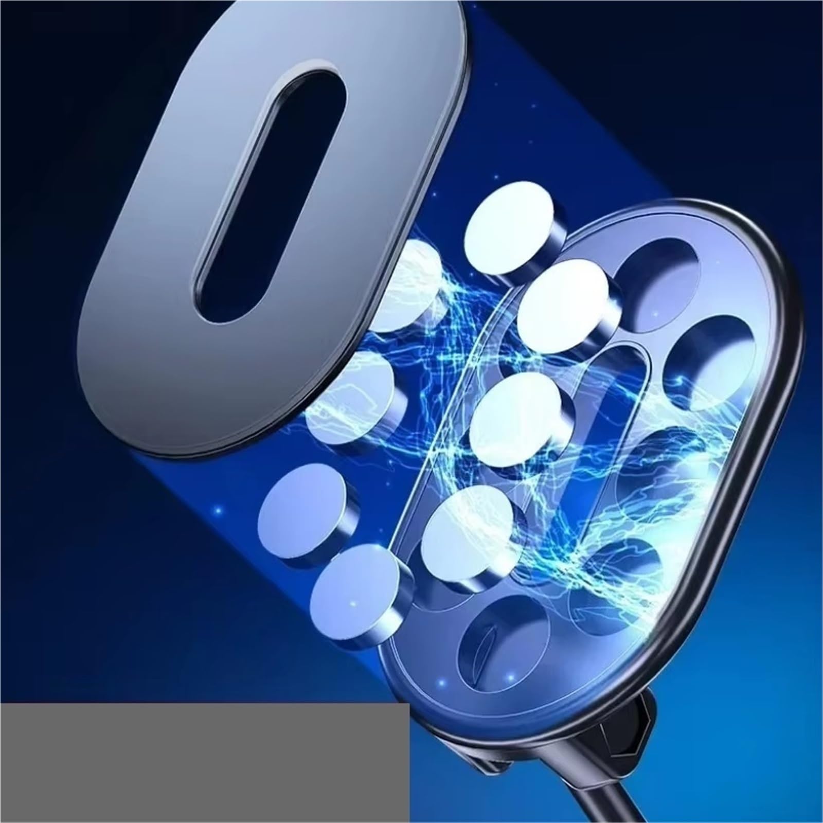 Per Iphone Universale 1080 Rotazione Telefono Supporto Magnete Smartphone Supporto Pieghevole Cellulare Staffa In Auto Supporto Telefono Auto