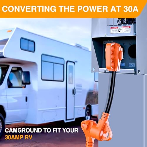 Miniatura 38 de Nilight Cable adaptador de cargador EV de 50 amperios a 50 amperios de 4 clavijas de cobre puro 250 V para soldador, conversión de enchufe Enchufe