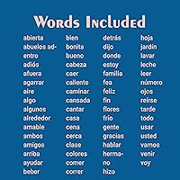 Vista 3 de Tarjetas didácticas de español de SnapWords, lista de 2 tarjetas flash de palabras a la vista