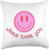 Vista 1 de Sundays With Sadie He Loves You Collection - Almohada de 18 x 18 pulgadas, multicolor