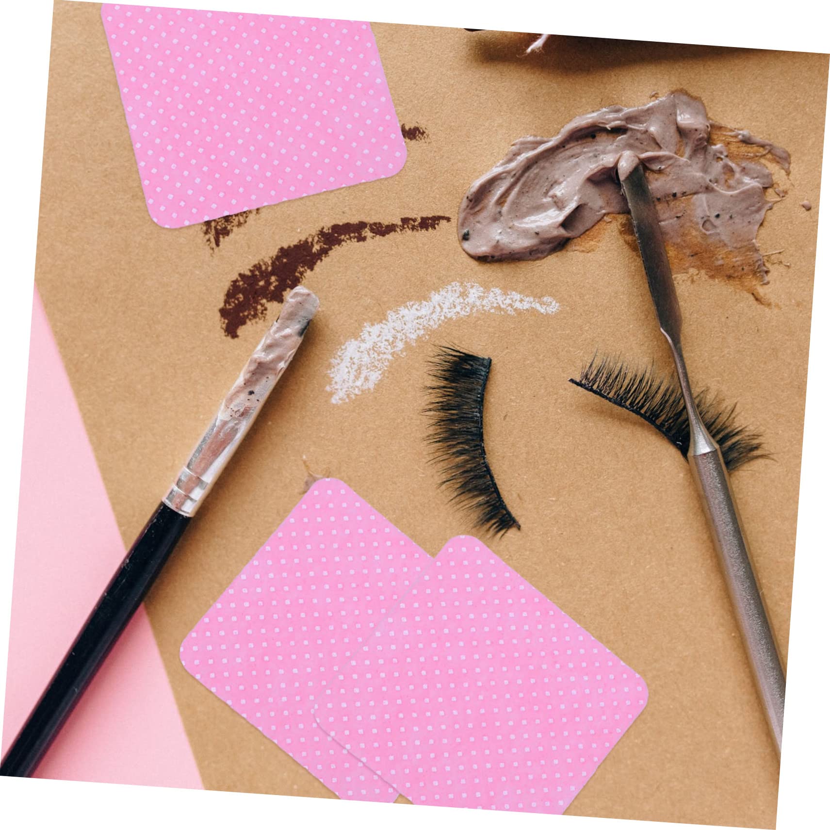 SOESFOUFU 600pcs Lash Extension Wipers Adhesive Wipes for Lash Cleansing Pads Travel-friendly Eyelash Extension Supplies